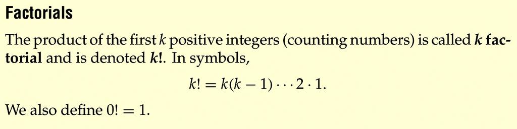 Let s Review Factorials For example: 2! = 2 x 1 = 2, 3!