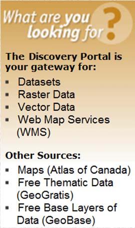 Canadian Geospatial Data Infrastructure Online access to government information National framework data International standards Data partnerships Data distribution - Supportive policy Web access from
