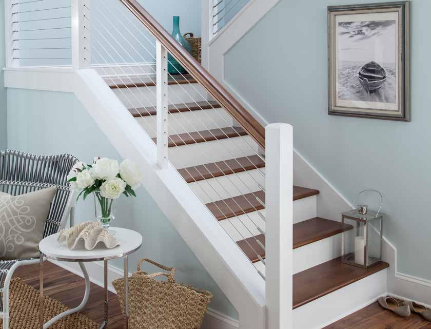 CABLE RAILINGS Open up your view! Cable railing is attractive, strong, and virtually maintenace free. Better yet, cable doesn t obstruct your view.