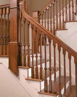 Use 35 and 39 when using two balusters on a tread.