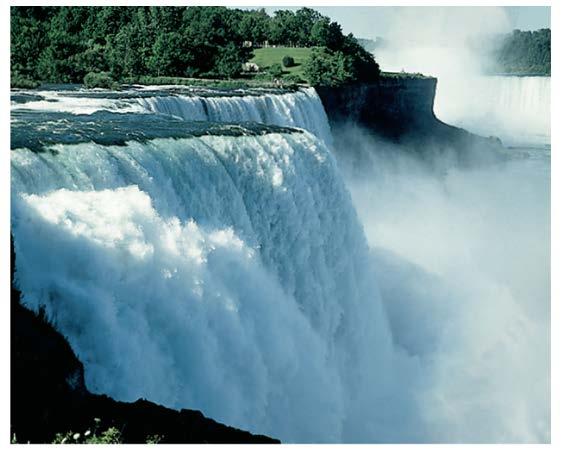 Energy Transformations The mechanical energy of falling water is converted to electrical energy at the hydroelectric plant at