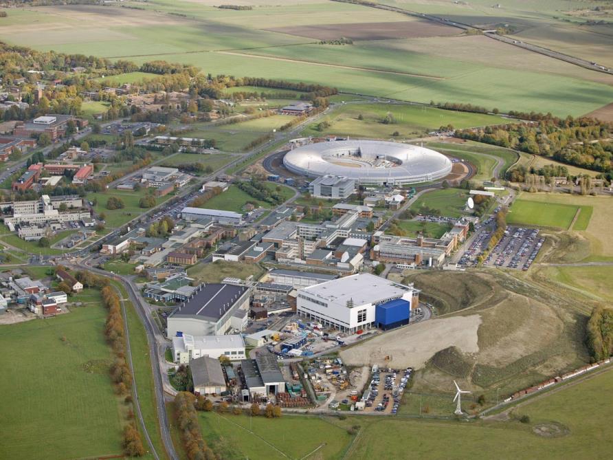 ISIS neutron source Protons are accelerated by a synchrotron up to 800 MeV.