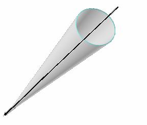 σ ω r Figure. Demonstration of a solid angle ω that helps define the pencil of radiation, where r is the distance to the surface of the sphere and σ is a section of area of the sphere.