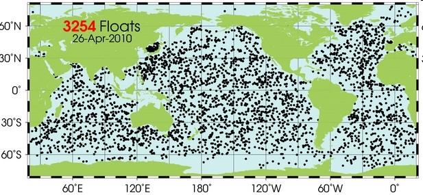 OCEAN STERIC VARIABILITY by ARGO Project (started in 2000) that provides global coverage of temperature and salinity