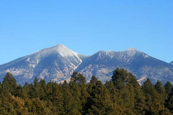 The San Francisco Peaks - Sacred to 13 indigenous nations - Creation stories begin at the peaks - Home to plants, soil and