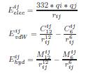 2.2.4 Total empirical energy (Energy) The total empirical energy is the absolute sum of electrostatic force, van der Waals force and hydrophobic force (Arora and Jayaram, 1997; Naranget al., 2006).