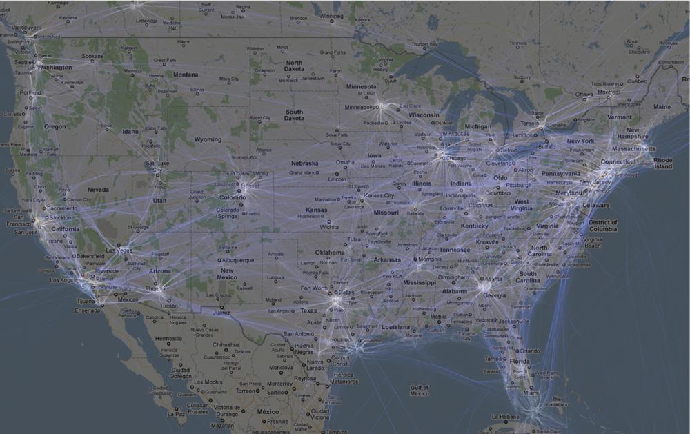 USA air transportation network 5 Degree-preserving rewiring USA air transport network: adjacency eig.