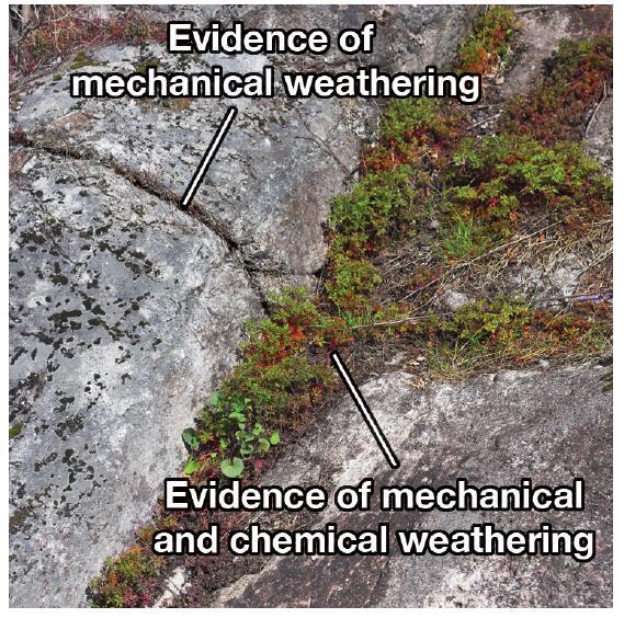 23.1 Agents of chemical weathering * Both physical