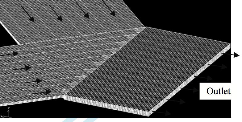 Grid Generation The required mesh to decompose the geometry to finite volumes was generated in GAMBIT.