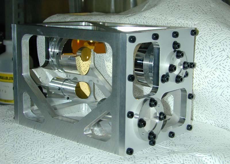 Telescope Telescope is developed by NAO. specification Beam combiner Main Mirror(φ5cm) Telescope Type Korsch Diameter 5[cm] Focal Length 1.66[m] Detector z- band:1k 1K Num.