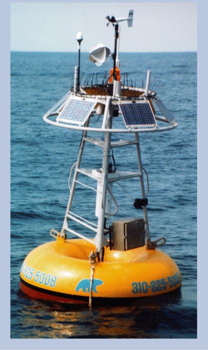 Moorings + Buoys several packages of automated sensors which are spaced throughout the water column Measure water temperature, salinity,