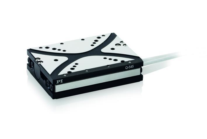 Q-Motion Precision Linear Stage High Forces and Small Design Due to Piezo Motors Q-545 Only 45 mm in width Push/pull force 8 N Incremental sensors with position resolution XY combinations without