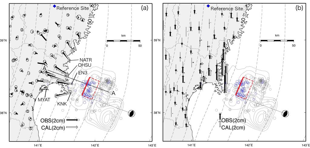 Y. OHTA et al.: COSEISMIC FAULT MODEL OF LARGE INTRASLAB EARTHQUAKE (2011 APRIL 7) 1209 Fig. 3.