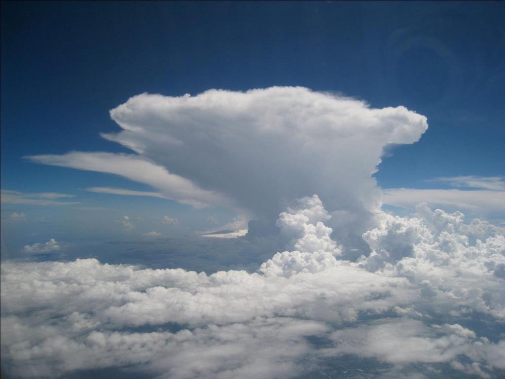 Another common type of cloud: Cumulonimbus is a