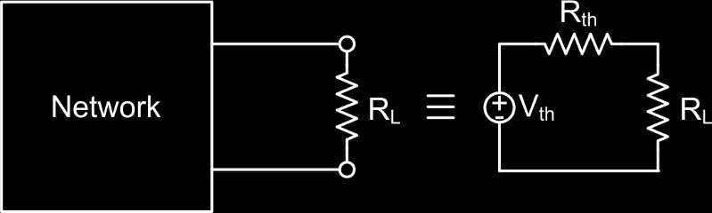 Thevenin's Theorem Any two terminal bilateral linear DC circuits can be replaced by an equivalent circuit consisting of a voltage source and a series resistor.