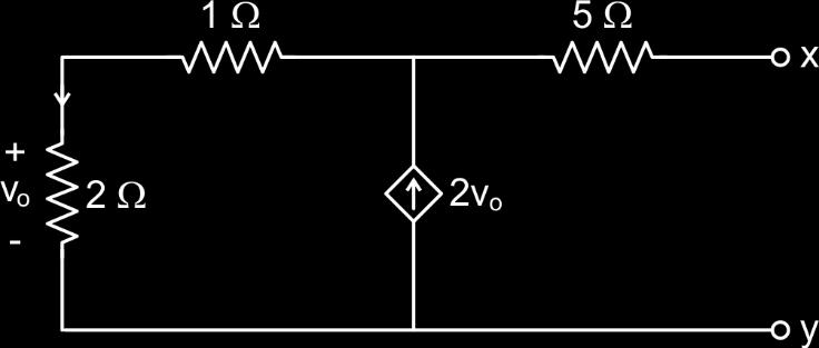 R th = R N = 1V I T (or) 2. Place a current source of 1A across the terminals and find the voltage (Vt) across the current source.