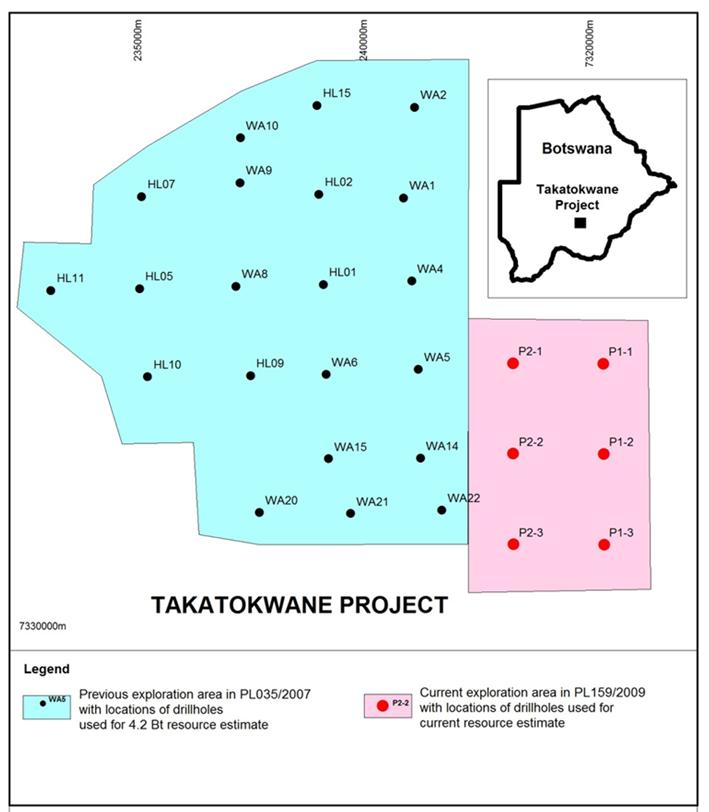 Background: Nimrodel s Limited (ASX: NMR) is exploring at the Takatokwane coal deposit in the Kweneng District of Botswana.