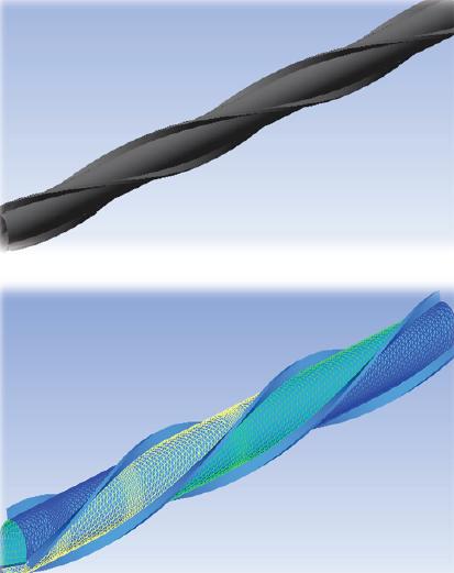 The computing fluid dynamics software belongs to ANSYS simulation software CFX.