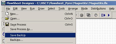 It is wise to create own file folder for each process using Create New Folder tool, see Fig 5. Process name is the most logical name for the file folder also.