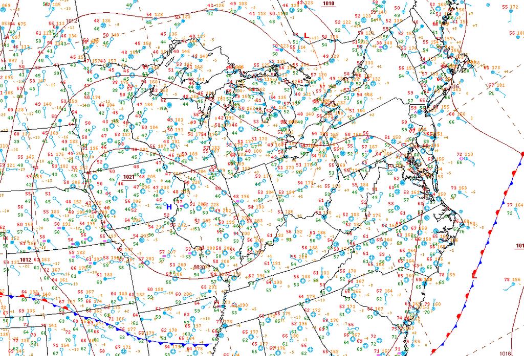 Current Surface Analysis Shown is the NOAA WPC surface analysis from 15z 6/23/2017 The low over