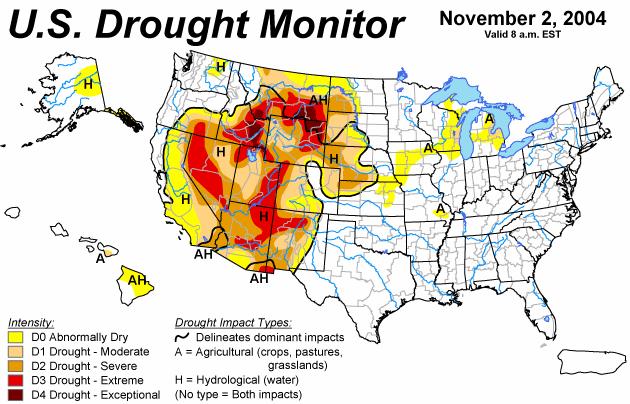 Drought, snow cover & climate change Having 6 years of drought focused attention on western water.