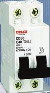 Delixi Electric CDBa Standard: IEC 09- IEC 097- Breaking Capacity: 000A Rating (A) Width (in mod.