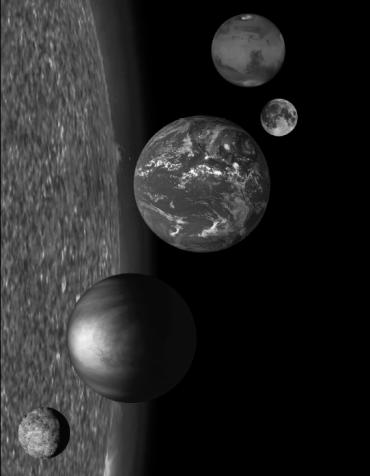 Planets The planets of the solar system fall into three categories: Terrestrial Planets (those like ) Mercury Venus Earth & Moon Mars Jovian Planets (those like ) Jupiter Saturn Uranus Neptune