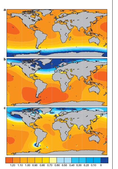Response to changes is surface loading To understand regional sea-level rise need to allow for