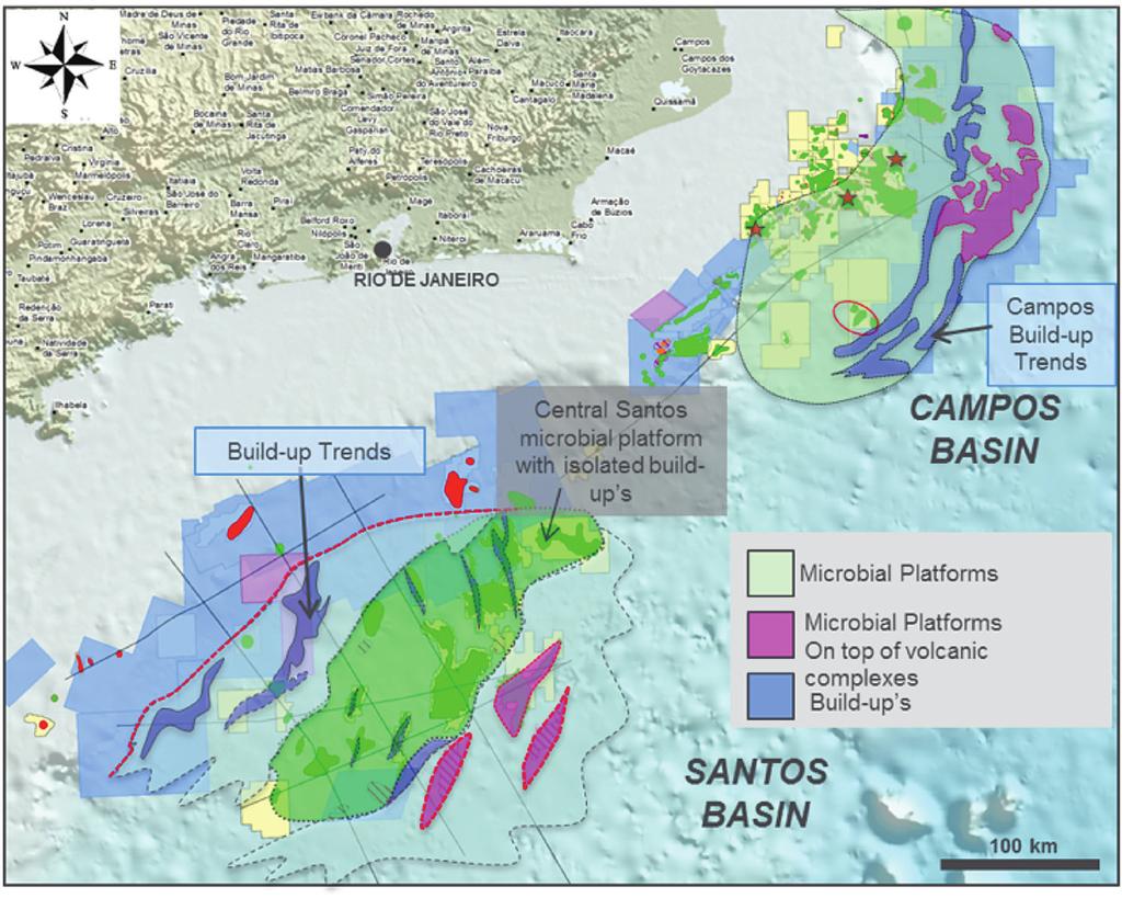 These multi-client surveys include both conventional and broad-band 3D seismic data and have been tied to the main control wells, the presalt discoveries and the producing fields through about 1,420