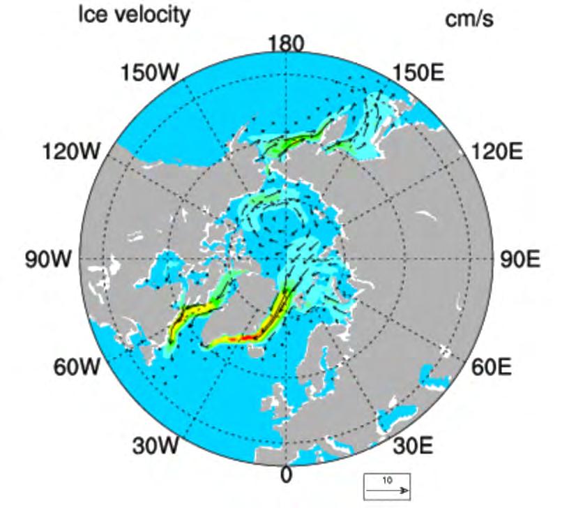Dynamic vs Thermodynamic contributions to ice thickness