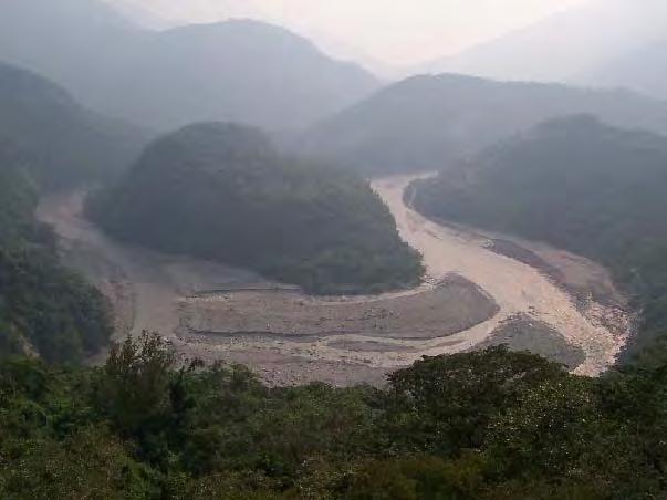 Taiwan In steep terrain, where landslides are common, the rate of river incision sets the pace for landscape lowering because if the river can