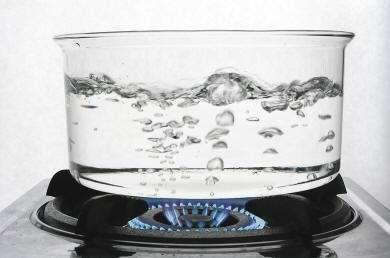 (Phase change) Boiling - Liquid to gas When