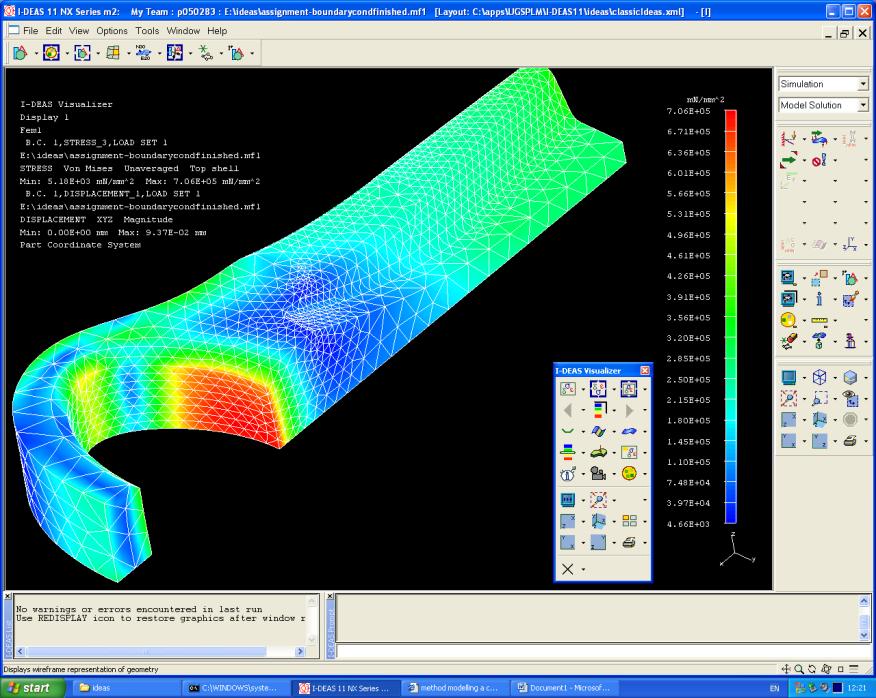 Introduction This assignment deals with the Finite Element Analysis (FEA) of the top half of a Connecting rod.