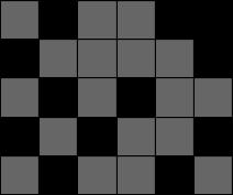 42) The rectangle below is divided into squares of equal area. What percentage of the rectangle is shaded? Write your answer in the space below.
