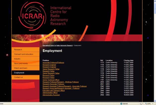CRAR Jobs ASKAP - please keep in touch! Keep up-to-date with project news: ASKAP - www.atnf.csiro.au/projects/askap Aus-NZ SKA www.ska.gov.