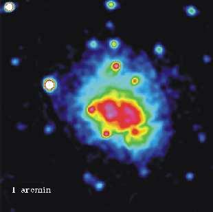 Gas in Groups and Clusters 3 Figure 2. XMM image of the cluster CL0939+4713 (from De Filippis et al. 2002).