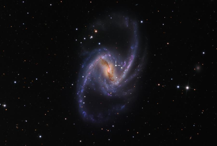 Barred Spiral Galaxies These are spiral galaxies with a central bar-shaped structure composed of stars. Bars are found in approximately two-thirds of all spiral galaxies.