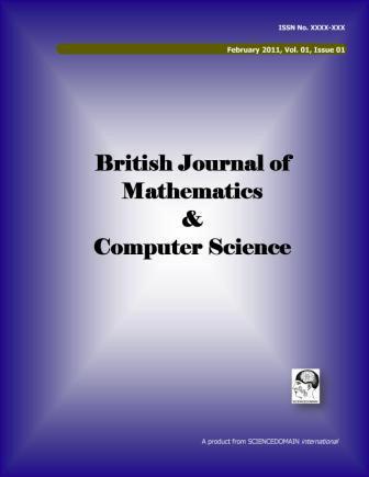 British Journal of Mathematics & Computer Science 4(13): 1815-1826, 2014 SCIENCEDOMAIN international www.sciencedomain.