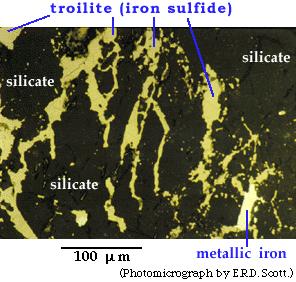 3 of 5 from melts produced by a shock wave. The melts then squirted into fractures in the pyroxene where the melts cooled quickly and the fractures resealed under pressure.