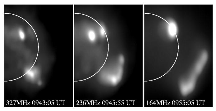 Nancay observations of a CME with a Type II at the