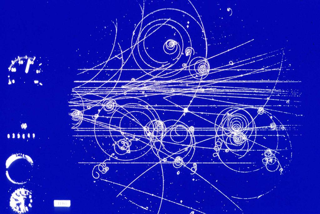 Particle Beam interacting in Hydrogen - Positron discovered by Anderson in 1933 (Nobel Prize for Physics in 1936) Positron was then studied in Bubble Chambers