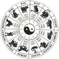 Chinese New Year Animals: Find the year you were born. That is the animal that represents that year. The Chinese believe that you will have those characteristics.