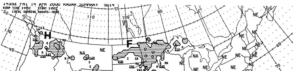 Chapter 12 Weather Charts & Briefings: PIREPS, Progs & METARS 12-15 112. [12-24/1/1&2, 12-24/Figure 27] Radar weather reports are of special interest to pilots because they indicate A.