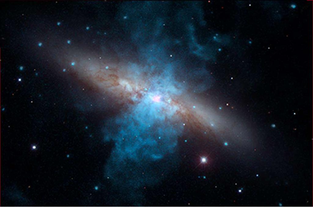 M82 X-2 Very bright X ray source in the M82 galaxy in the