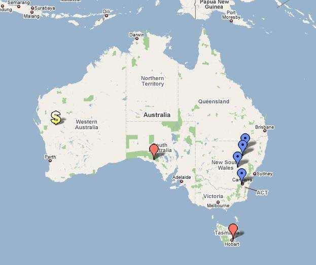 Southern hemisphere Long Baseline Array (Parkes, ATCA, Mopra, Tidbinbilla; +Hobart? +Ceduna?