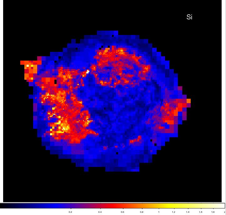 X-RAY EMISSION AS A PROBE OF EJECTA COMPOSITION fitted ionization age (net) indicates that most X-ray bright regions were shocked ~ 20-200 yr ago Region with highest