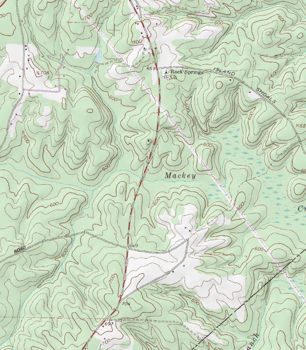 Subject Site FIGURE 2 AREA TOPOGRAPHIC MAP SOURCE: http://mapserver.mytopo.