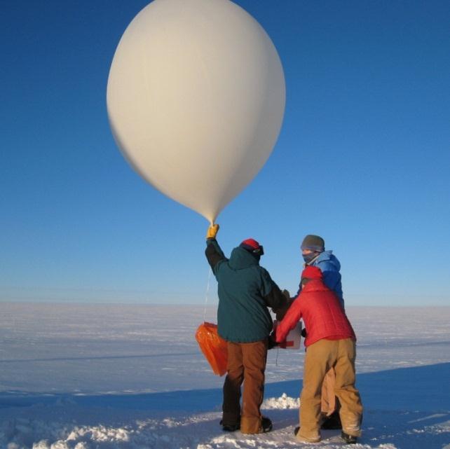 We measure ozone, an important type of gas in the atmosphere that protects the earth from UV radiation.