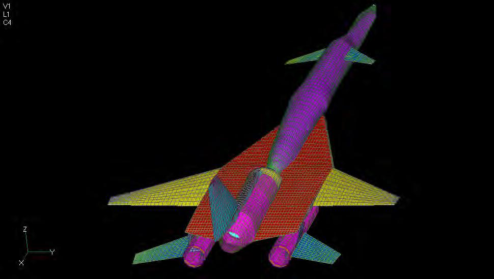Business Jet (SSBJ) UAV Coupon tests CAD