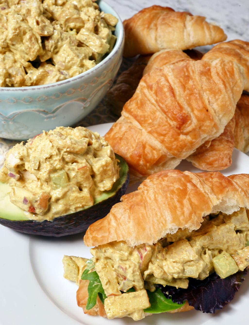 Curried Chicken Salad Curried Chicken Salad Spicy, creamy and satisfying chicken salad is a hearty filling meal no matter how you serve it!